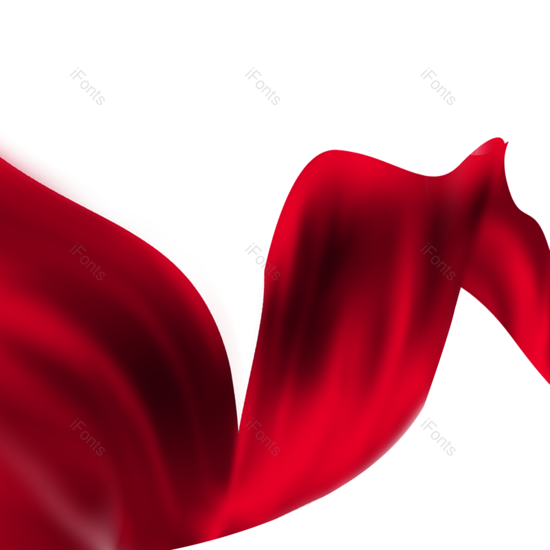 插画图片,漂浮素材元素,飘带PNG,漂浮元素免抠素材